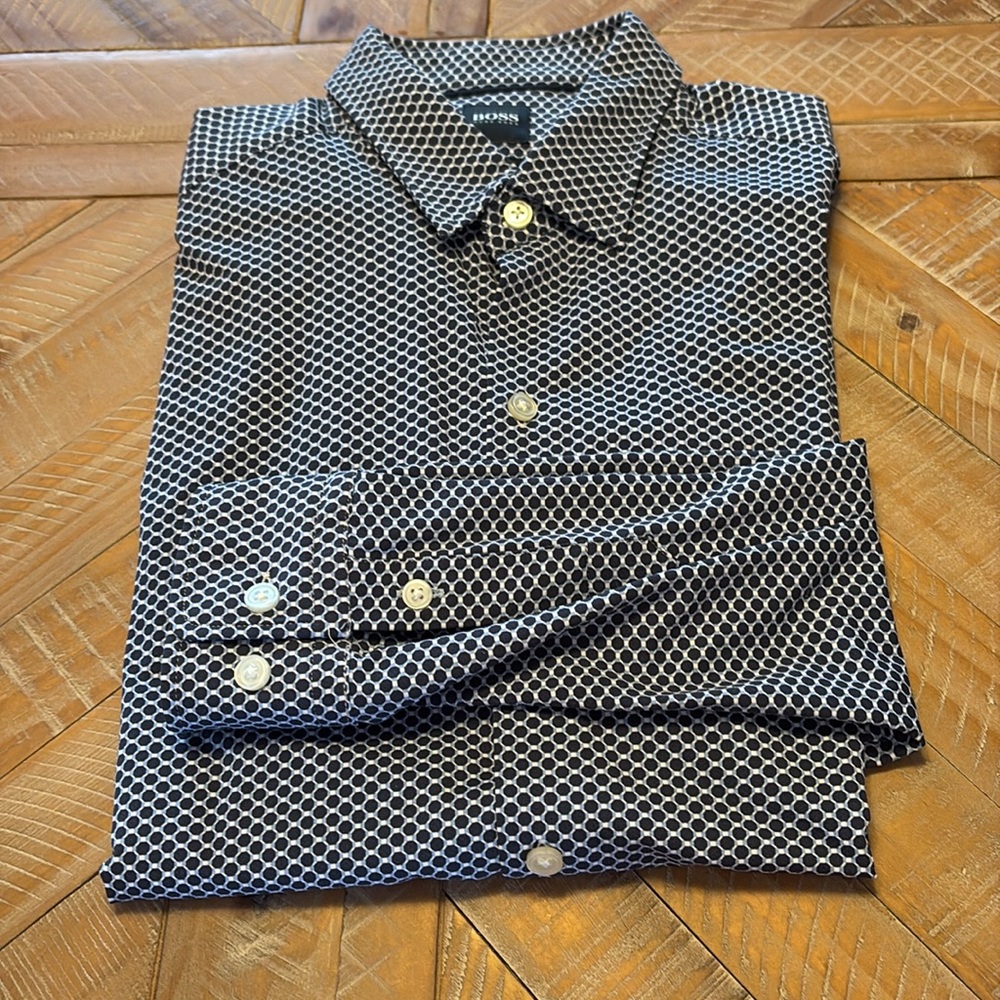 BOSS Hugo Boss Mens Sharp Fit Dress Shirt